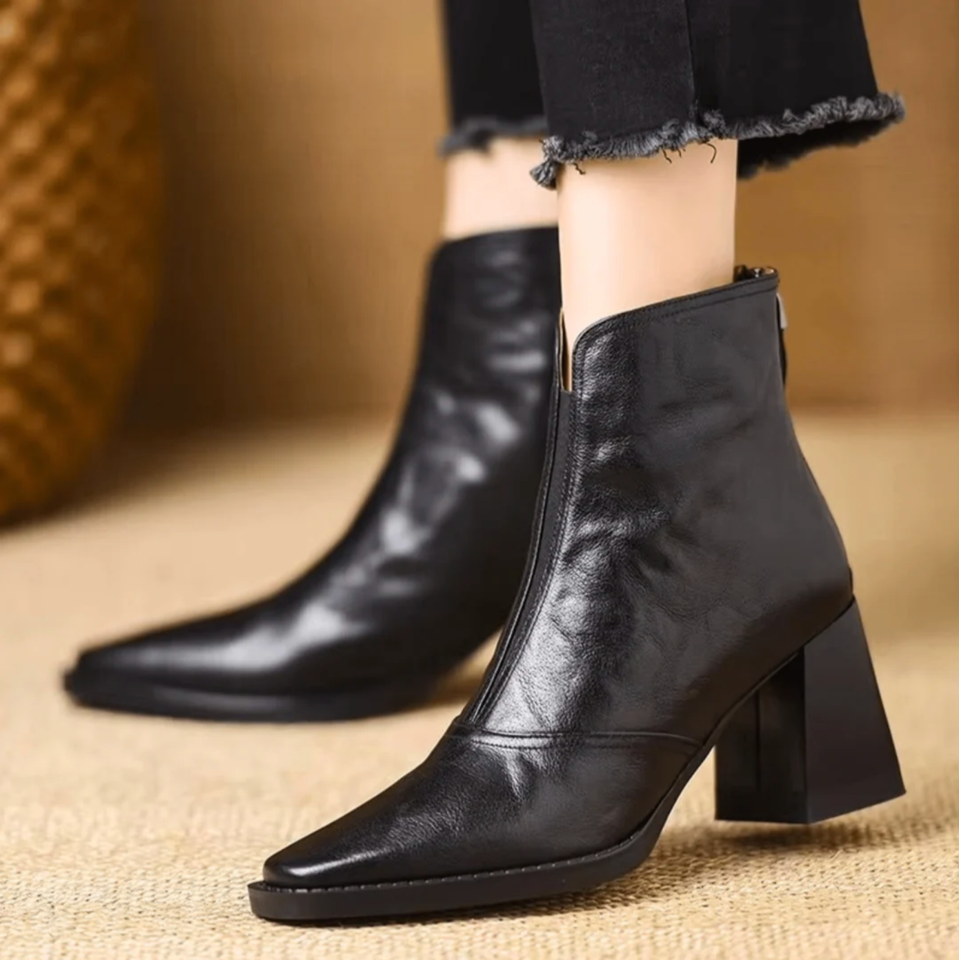 Afbeeding Boot ARABELLA | BLOCK HEEL ANKLE BOOTS – Bennet & Stone London